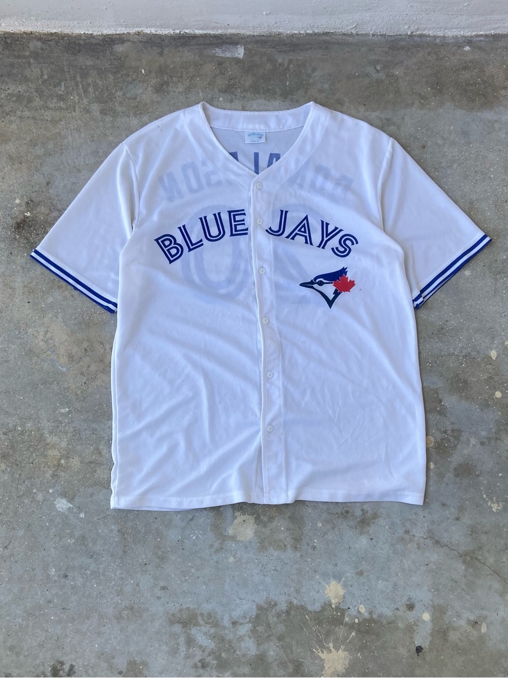 Josh Donaldson Toronto Blue Jays White Jersey Mens XL Stadium Giveaway SGA #20